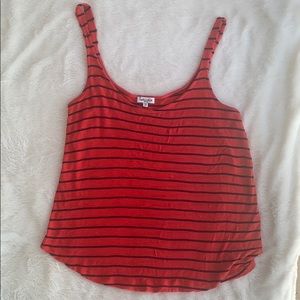 Splendid | Red + Black Stripe Tank